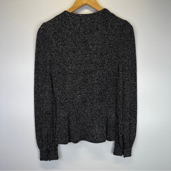 Jonathan Simkhai Twist Front Glitter top black - S - Picture 9 of 13